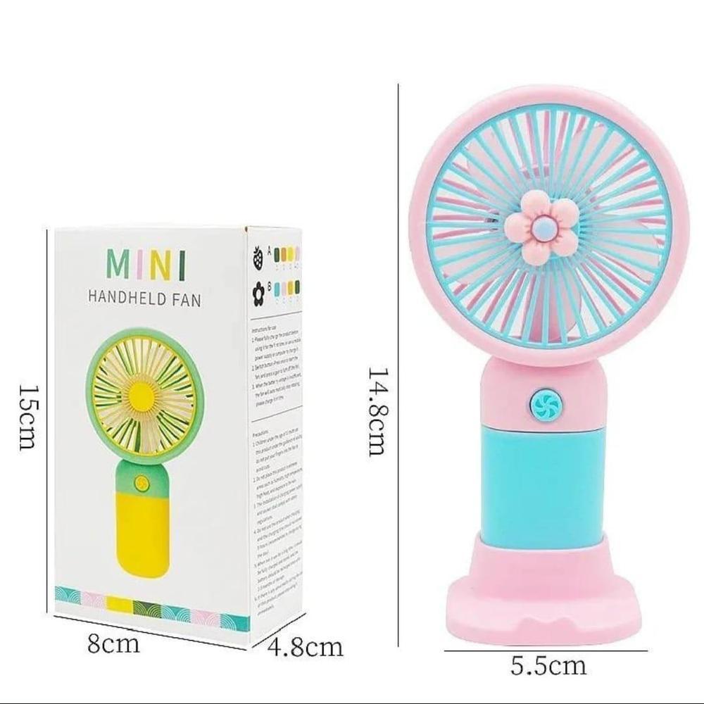 Mini Portable Fan 1.5W Fast Charge Multicolor thumbnail 3