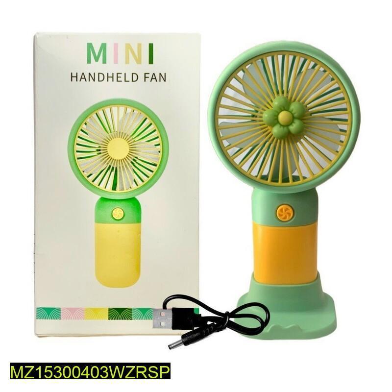 Mini Portable Fan 1.5W Fast Charge Multicolor
