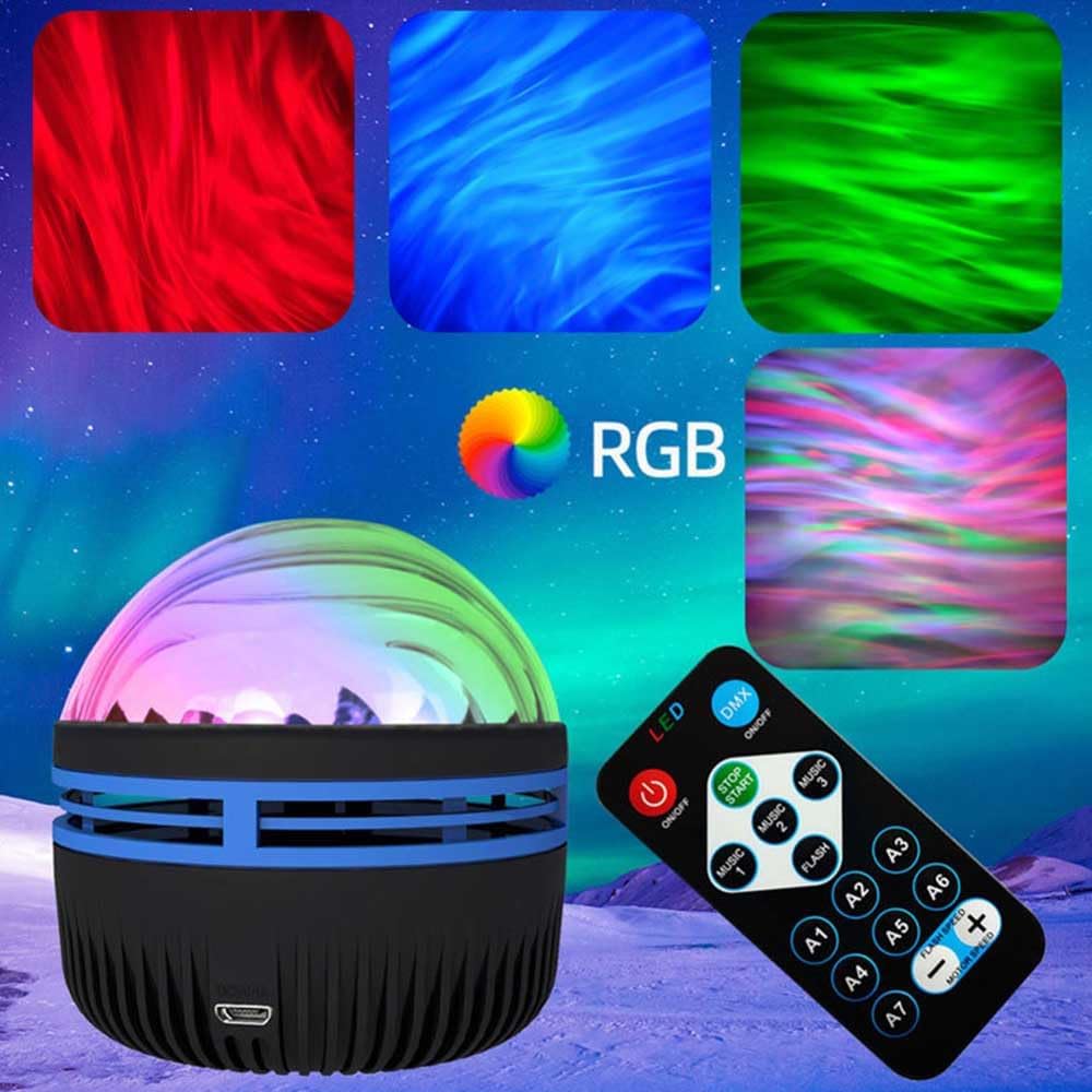 A7 LED Starry Projection Light with Remote Control | USB Galaxy Night Lamp thumbnail 4
