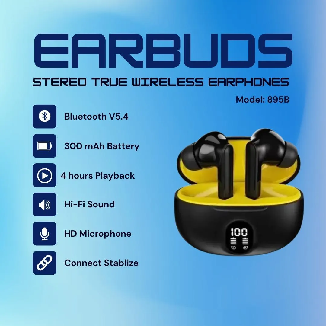 9D Hifi Wireless Earbuds with Noise Cancellation & 24Hr Case thumbnail 5