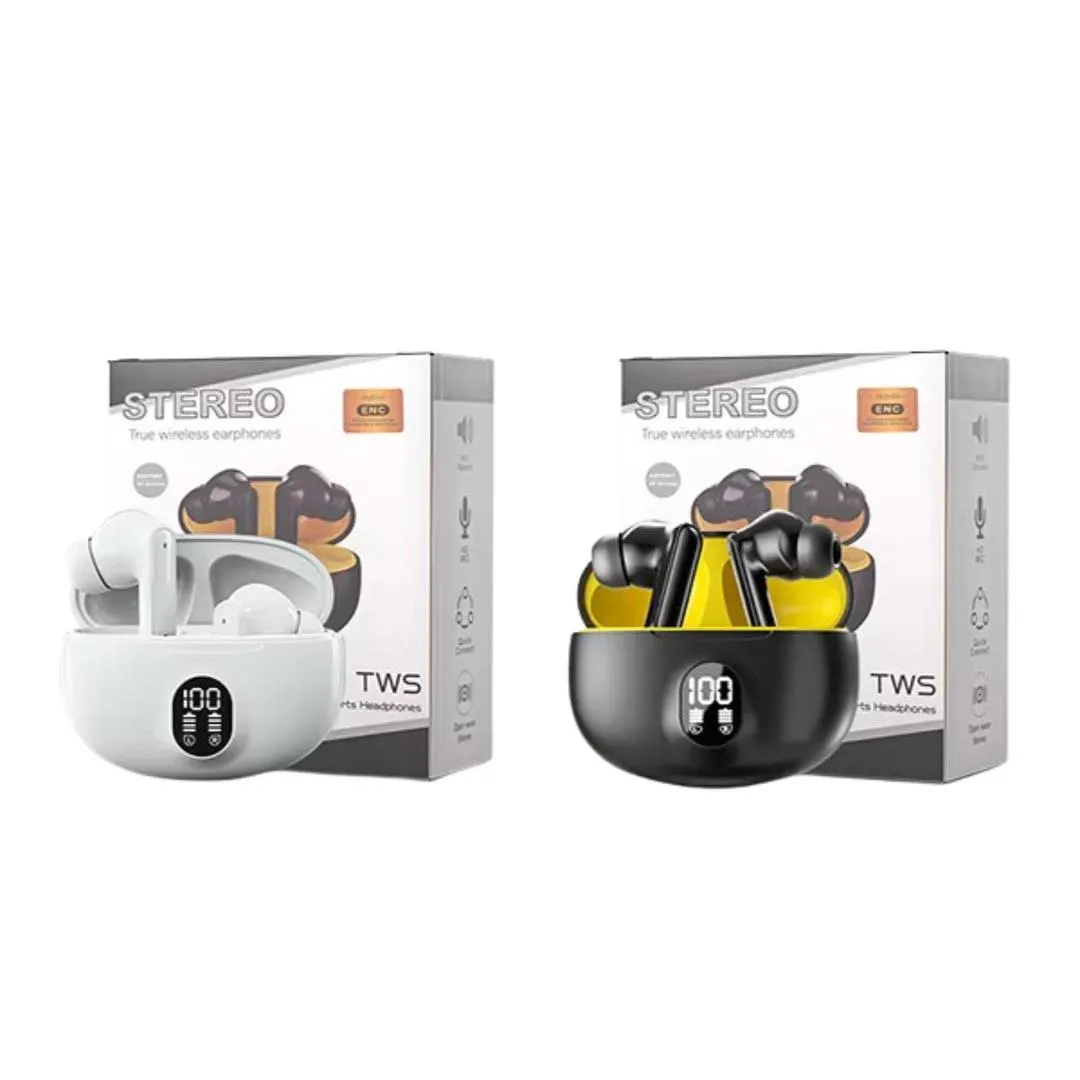 9D Hifi Wireless Earbuds with Noise Cancellation & 24Hr Case thumbnail 3