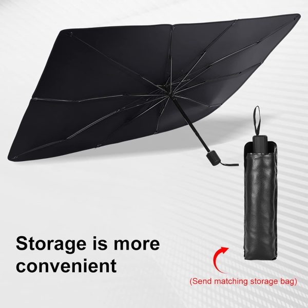 Foldable Car Windshield Umbrella Sunshade | UV Protection & Heat Blocker for All Vehicles thumbnail 8