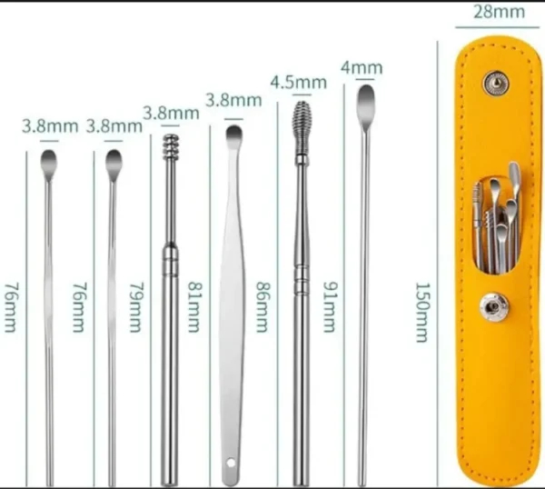 6-Piece Ear Wax Cleaning Kit |  Portable & Easy to Use thumbnail 9