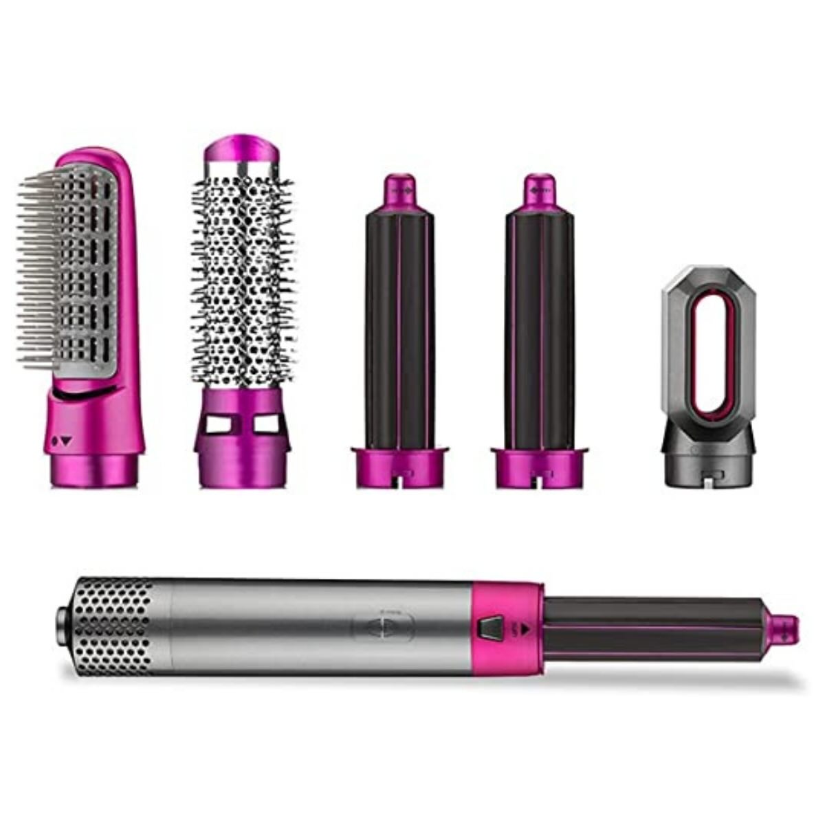 5-in-1 Electric Hair Dryer Brush Kit | Blow Dryer, Straightener, Curler & Volumizer Styling Tool thumbnail 4
