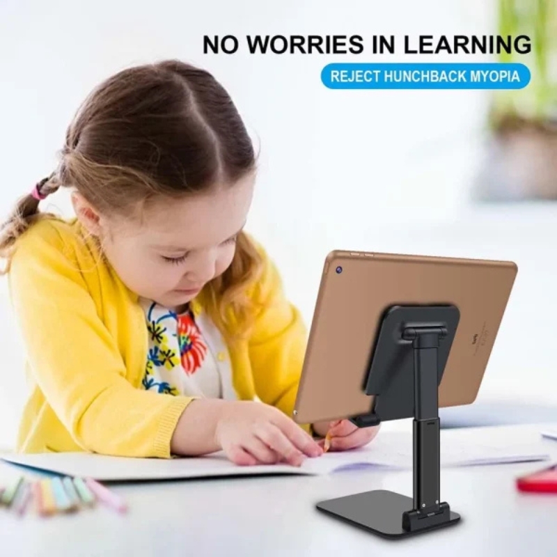 Universal Foldable Mobile & Tablet Stand | Adjustable Multi-Angle Holder thumbnail 5