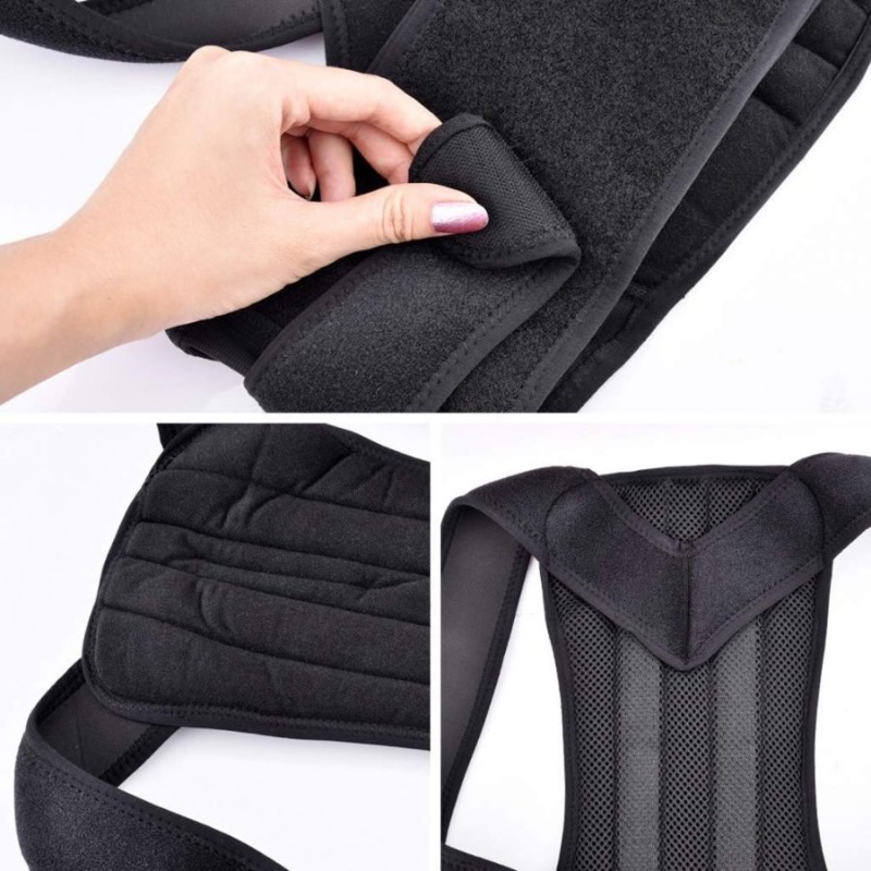 Back Pain Relief Posture Corrector Belt | Adjustable Support for Spine, Shoulder & Lumbar Alignment | Medium thumbnail 4