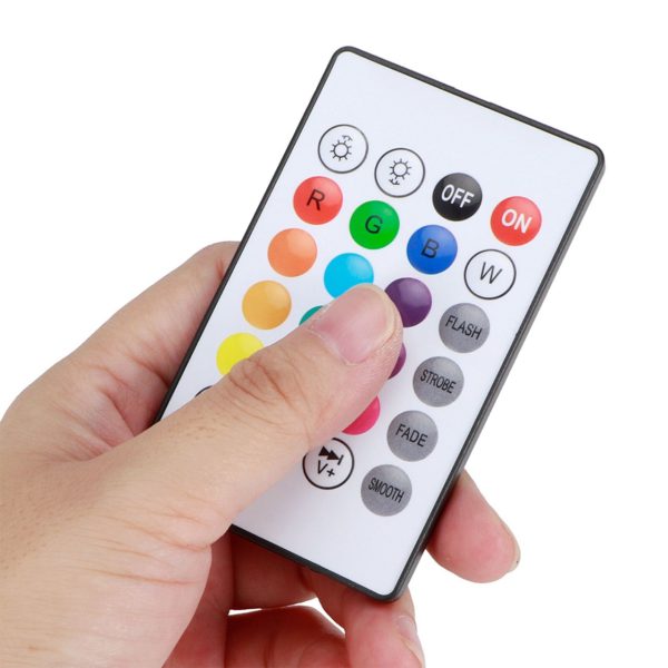2-in-1 Smart LED Bulb with Bluetooth Speaker | RGB Color Light + Remote Control thumbnail 2