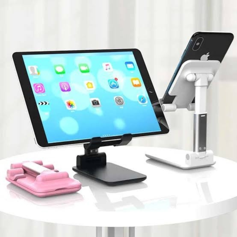 Universal Foldable Mobile & Tablet Stand | Adjustable Multi-Angle Holder thumbnail 4