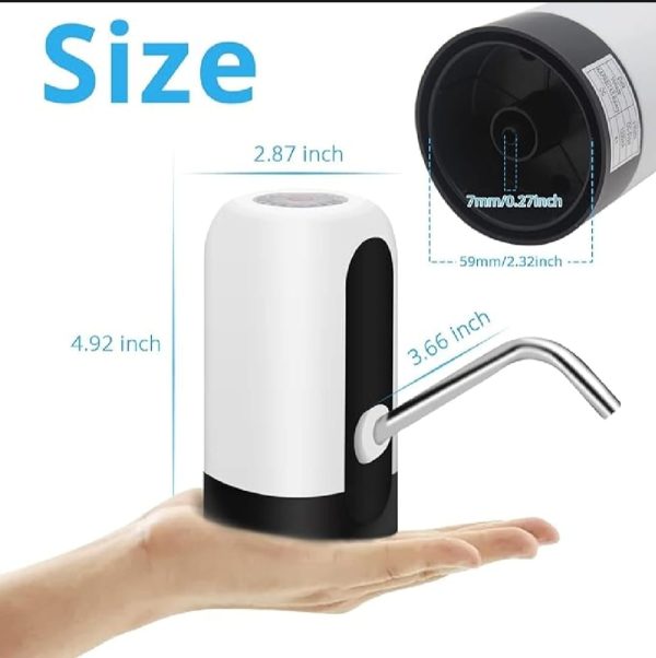 Portable Electric Automatic Water Pump & Dispenser | USB Rechargeable, Hygienic, Easy-to-Use thumbnail 2