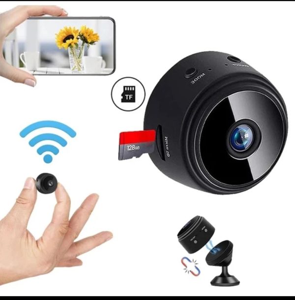 A9 1080P HD Magnetic WiFi Mini Camera | Wireless Security Camera with Night Vision & HDSF App Support thumbnail 2