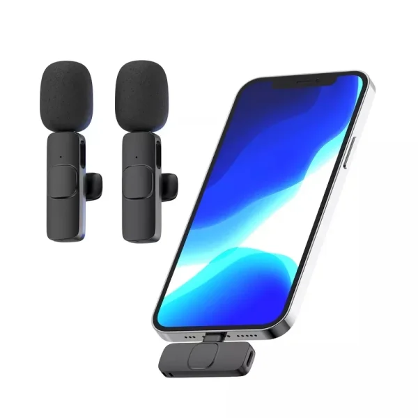 K8 Type-C Wireless Lavalier Microphone | Portable Noise-Cancelling | Mic for Android, Vlogging & Live Streaming thumbnail 3