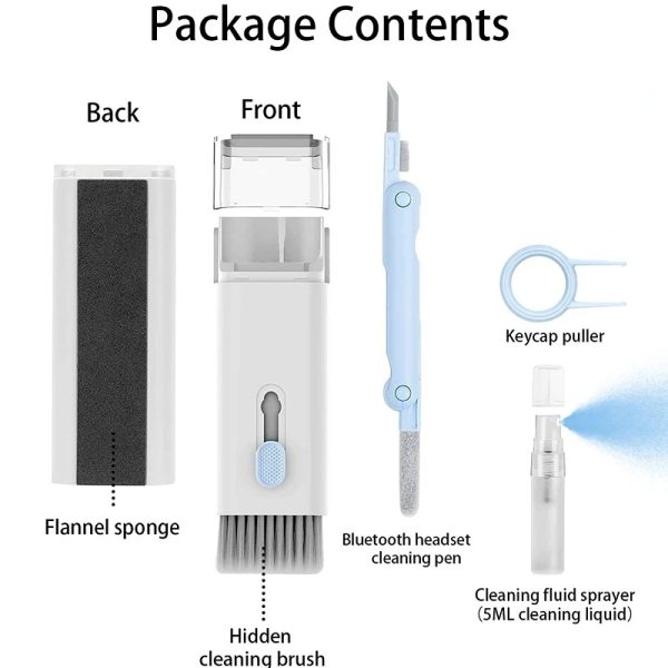 Keyboard & Electronics Cleaning Set 7-in-1 | Multi-Functional Device Cleaning Kit thumbnail 3