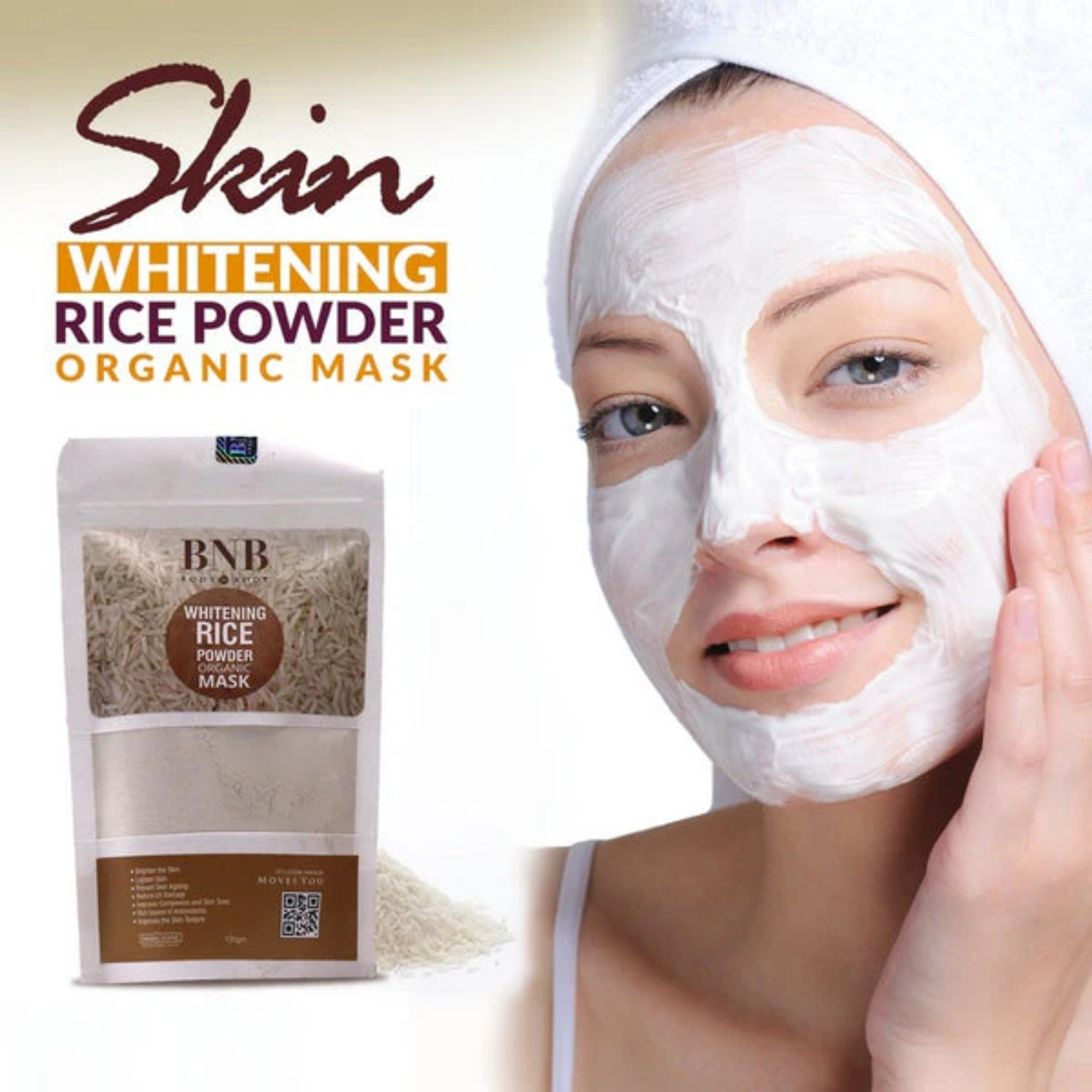 BNB Rice Extract Bright & Glow Facial Kit | 3-in-1 Whitening, Brightening & Hydrating Skincare thumbnail 8