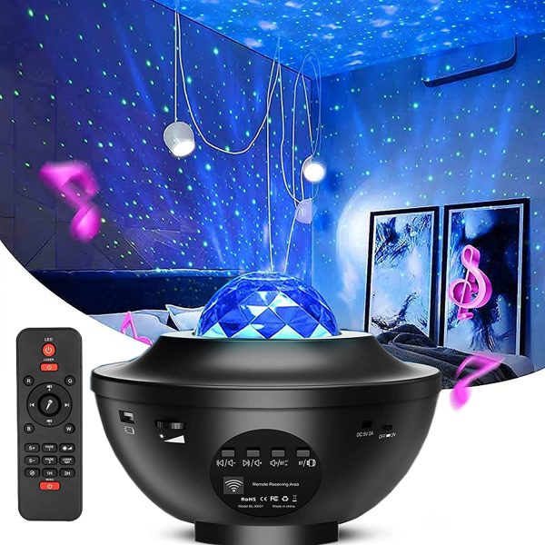 Galaxy Star Projector Lamp | LED Nebula Universe Effect & Built-in Speaker thumbnail 4