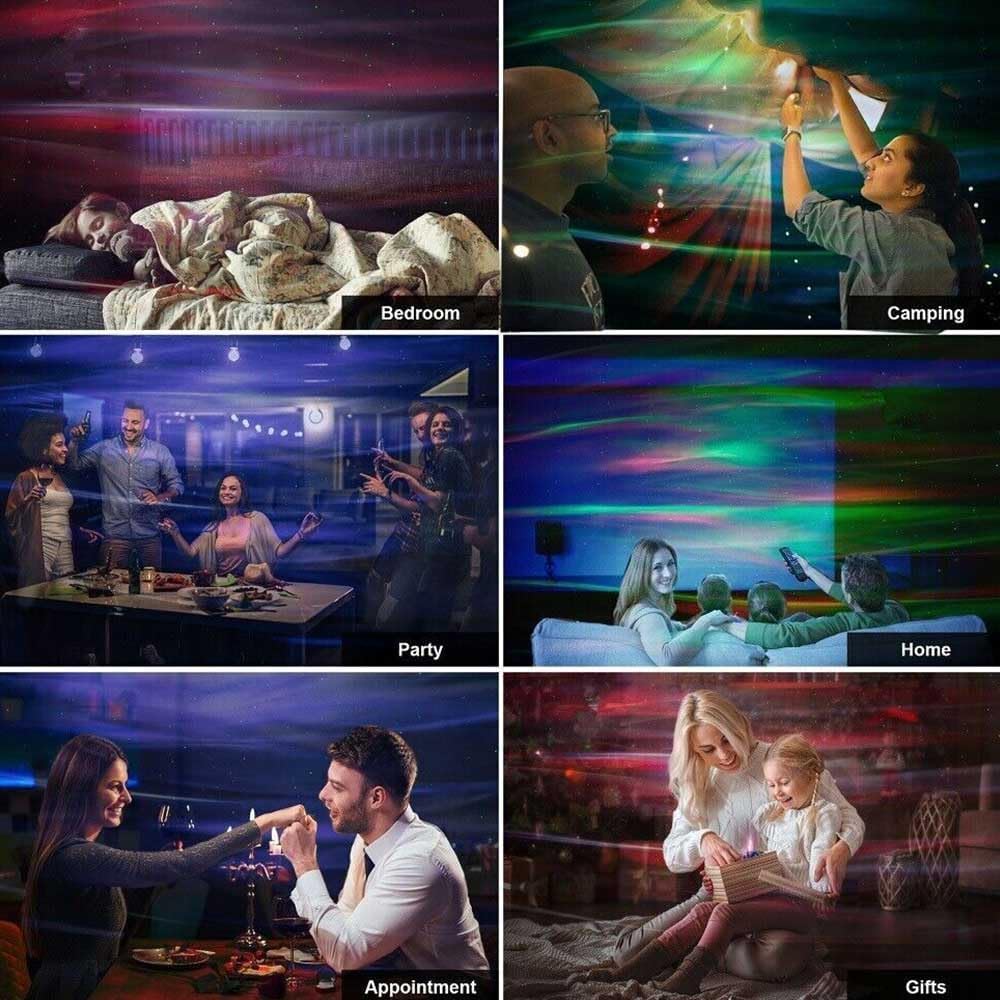 A7 LED Starry Projection Light with Remote Control | USB Galaxy Night Lamp thumbnail 6