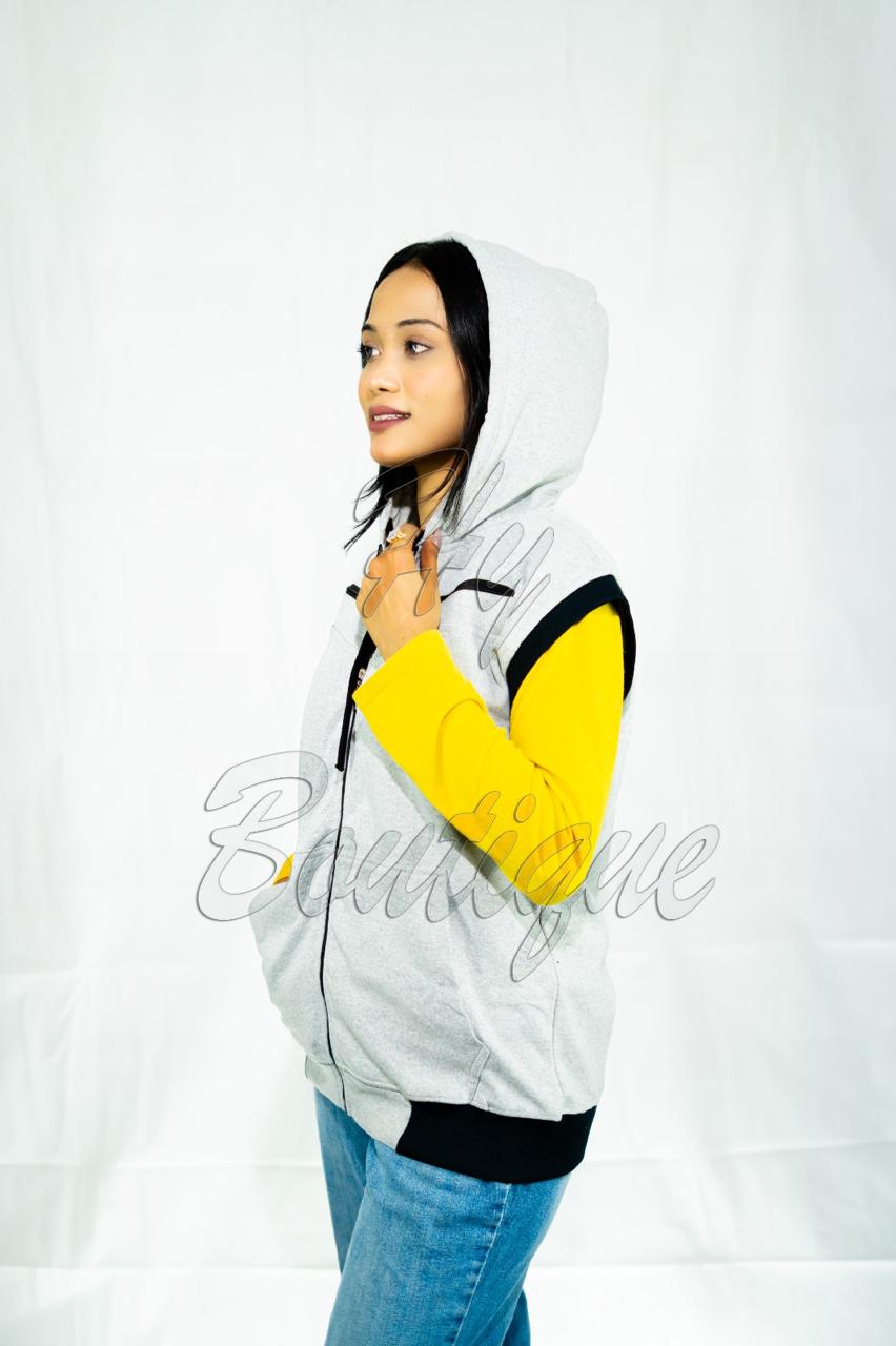 Winter Collection Women’s Sleeveless Jacket | Stylish & Warm Body Warmer for Ladies | Trendy Winter Outerwear thumbnail 2