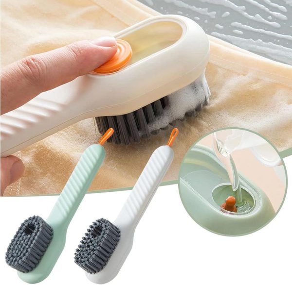 Shoe Brush with Liquid Dispensing | Multi-Purpose Cleaning Tool thumbnail 5