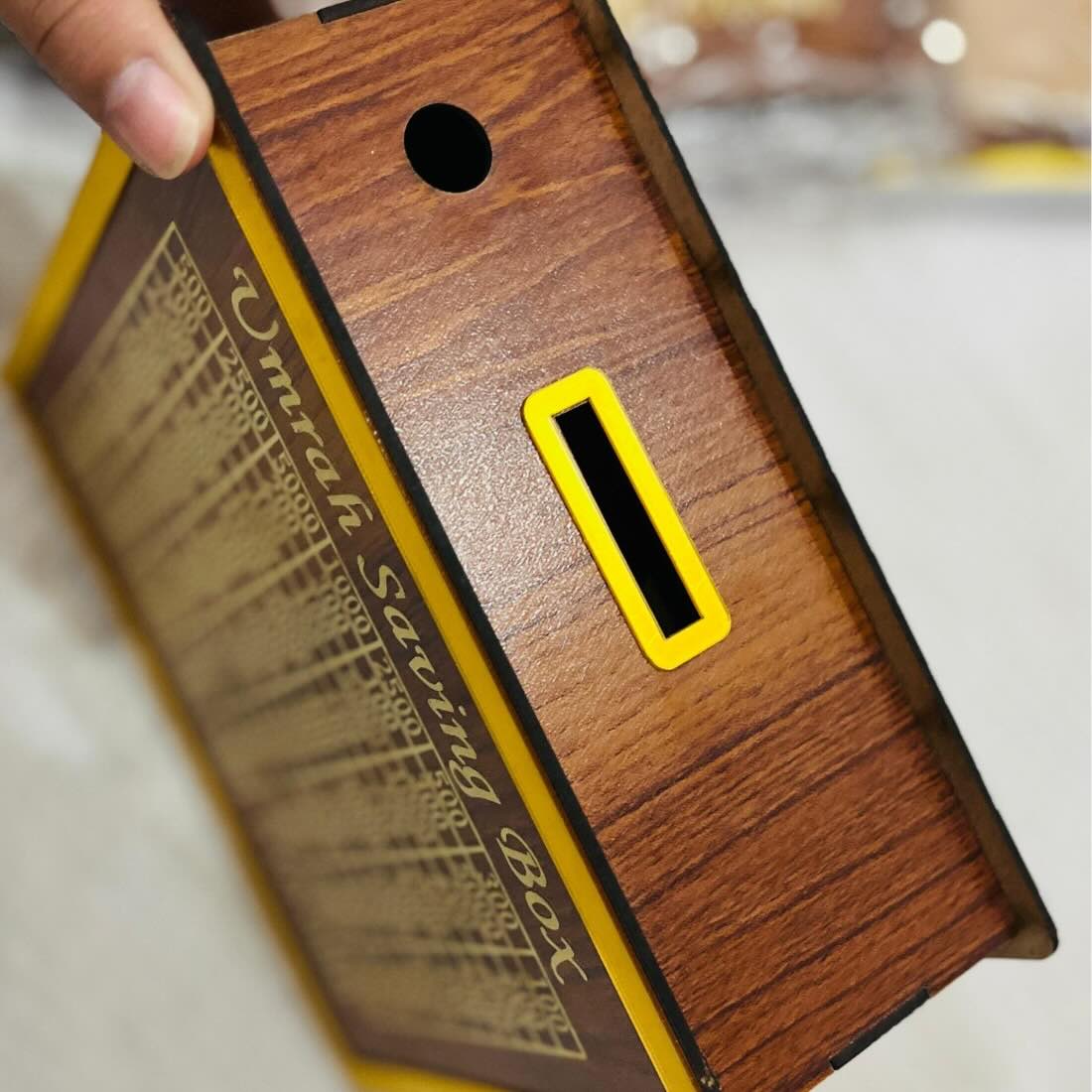 Umrah Saving Box – Premium Wooden | Save PKR 210,000 in 280 Days thumbnail 2