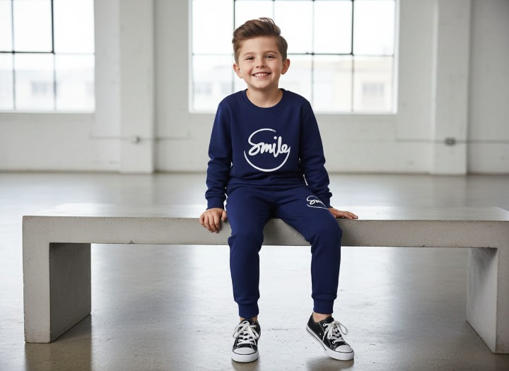 Tracksuit Co-Ord Set | Sweatshirt & Trouser 2-Piece Outfit for Boys & Girls – Comfortable, Stylish & Winter-Ready | For Kids/Baby thumbnail 4
