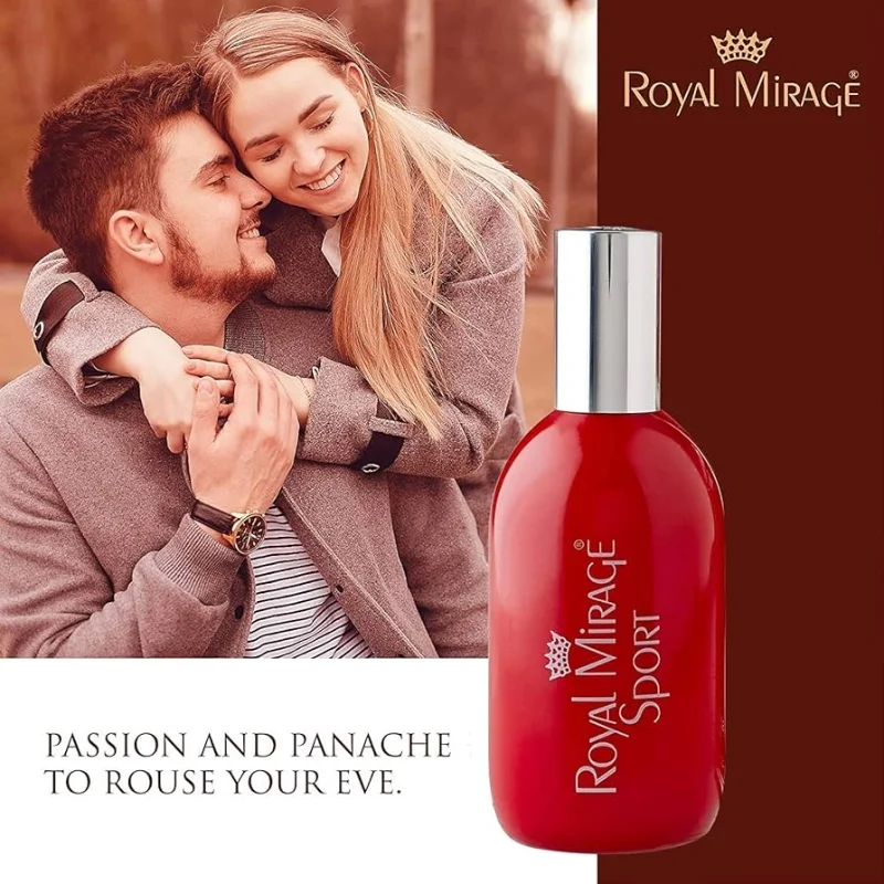 Royal Mirage Sport Eau De Cologne 120ml | Long-Lasting Refreshing Unisex Perfume thumbnail 2