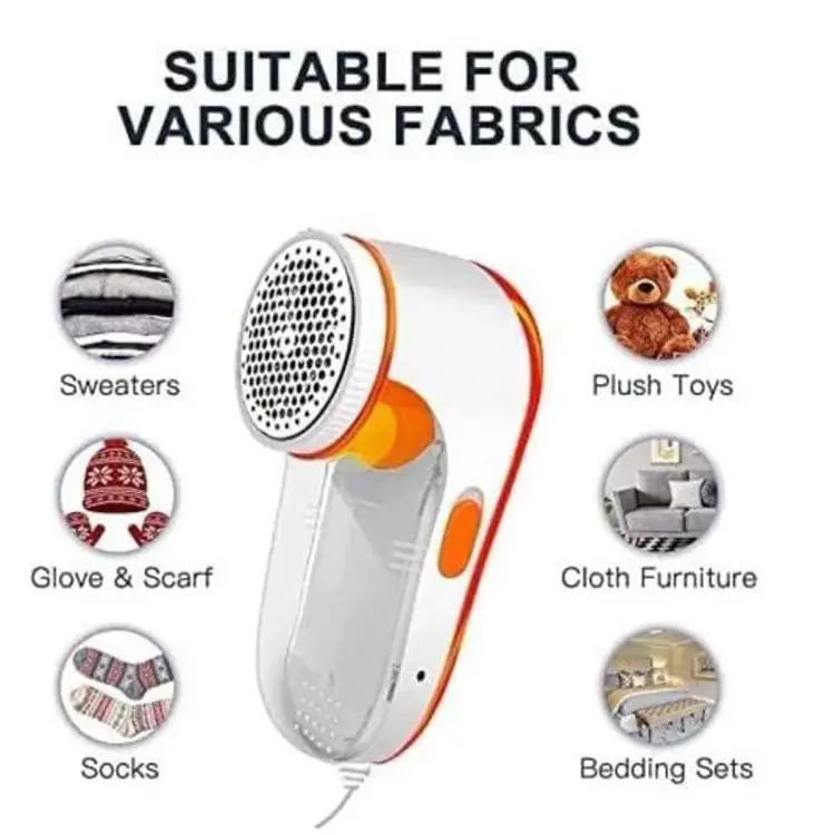 Nova Electric Lint Remover NLR-208 | High Quality Fabric Shaver for Wool & Clothes | Rotary Sharp Blades thumbnail 2