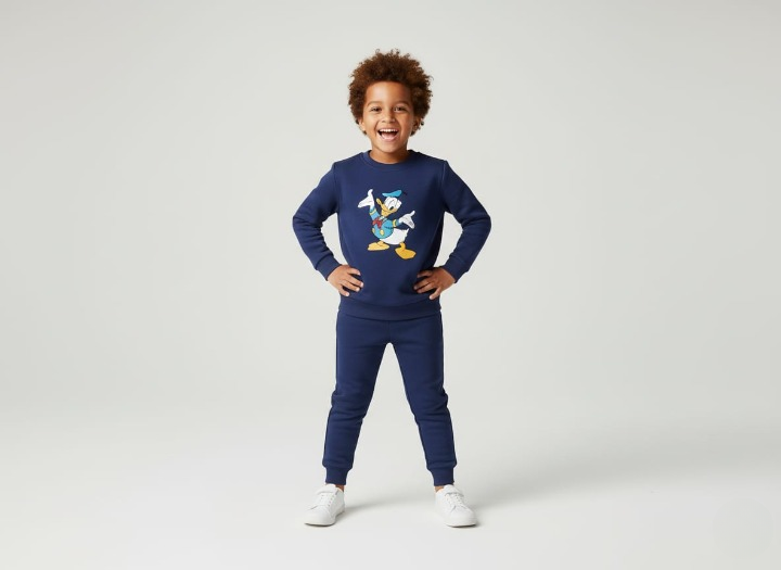 Kids Winter Tracksuit | Fleece Warm Suit for Boys & Girls | Sweatshirt + Trouser Set | Cozy & Stylish Winter Outfit thumbnail 2
