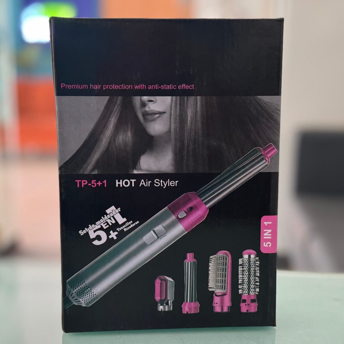 5-in-1 Electric Hair Dryer Brush Kit | Blow Dryer, Straightener, Curler & Volumizer Styling Tool thumbnail 10