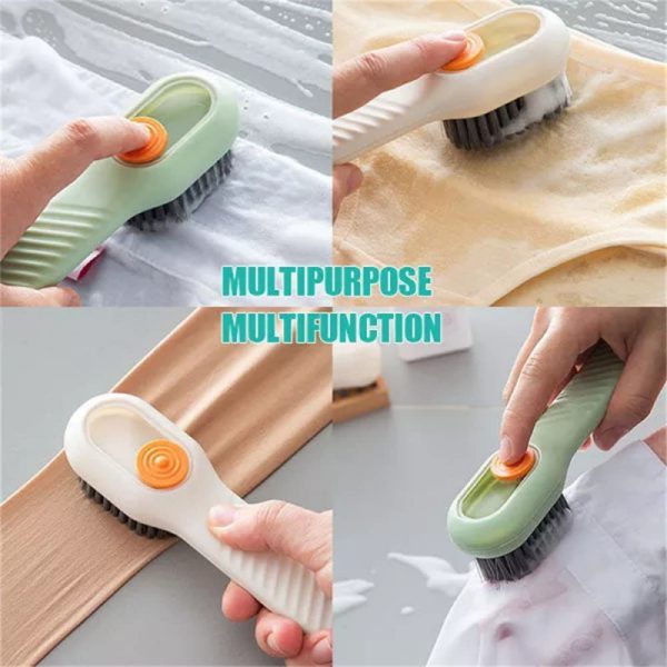 Shoe Brush with Liquid Dispensing | Multi-Purpose Cleaning Tool thumbnail 3