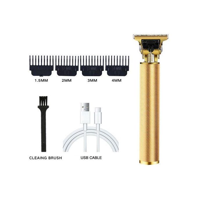 Professional T9 Hair & Beard Trimmer | Semi-Metal Body | Rechargeable Cordless Precision Clipper thumbnail 9