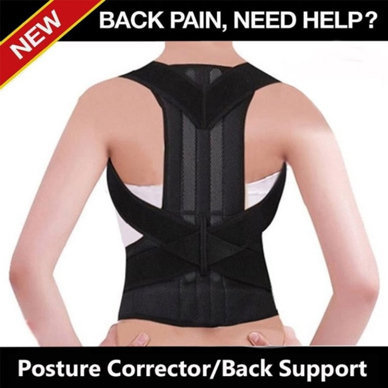Back Pain Relief Posture Corrector Belt | Adjustable Support for Spine, Shoulder & Lumbar Alignment | Medium thumbnail 7