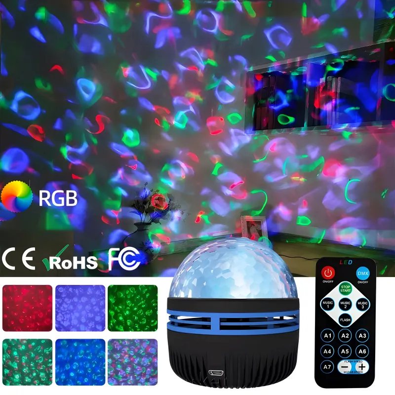 Q6 Mini LED Starry Projection Light with Remote Control | USB Galaxy Night Lamp thumbnail 5
