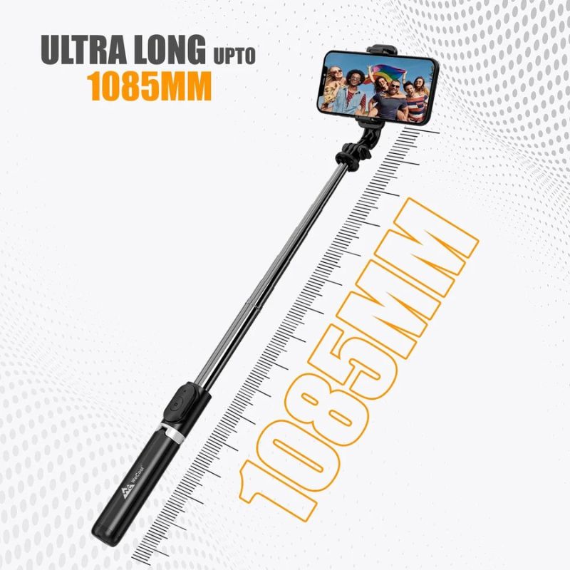 NeePho P170S Selfie Stick Tripod | Extendable , Bluetooth Remote, Universal Smartphone Mount | Durable Metal Build & Lightweight Design thumbnail 4