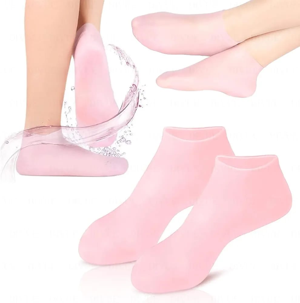 Silicone Jelly Socks | Box Packed | Ultra-Moisturizing Gel Foot Care Protector thumbnail 2