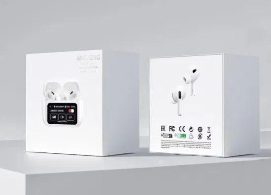 White A9 Pro ANC Bluetooth 5.4 Wireless Earbuds with Smart Screen and Active Noise Cancellation thumbnail 5