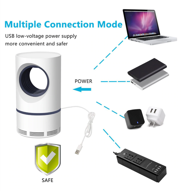 Portable USB Mosquito Killer Lamp | Safe, Silent & Chemical-Free Insect Trap for Home & Travel thumbnail 8
