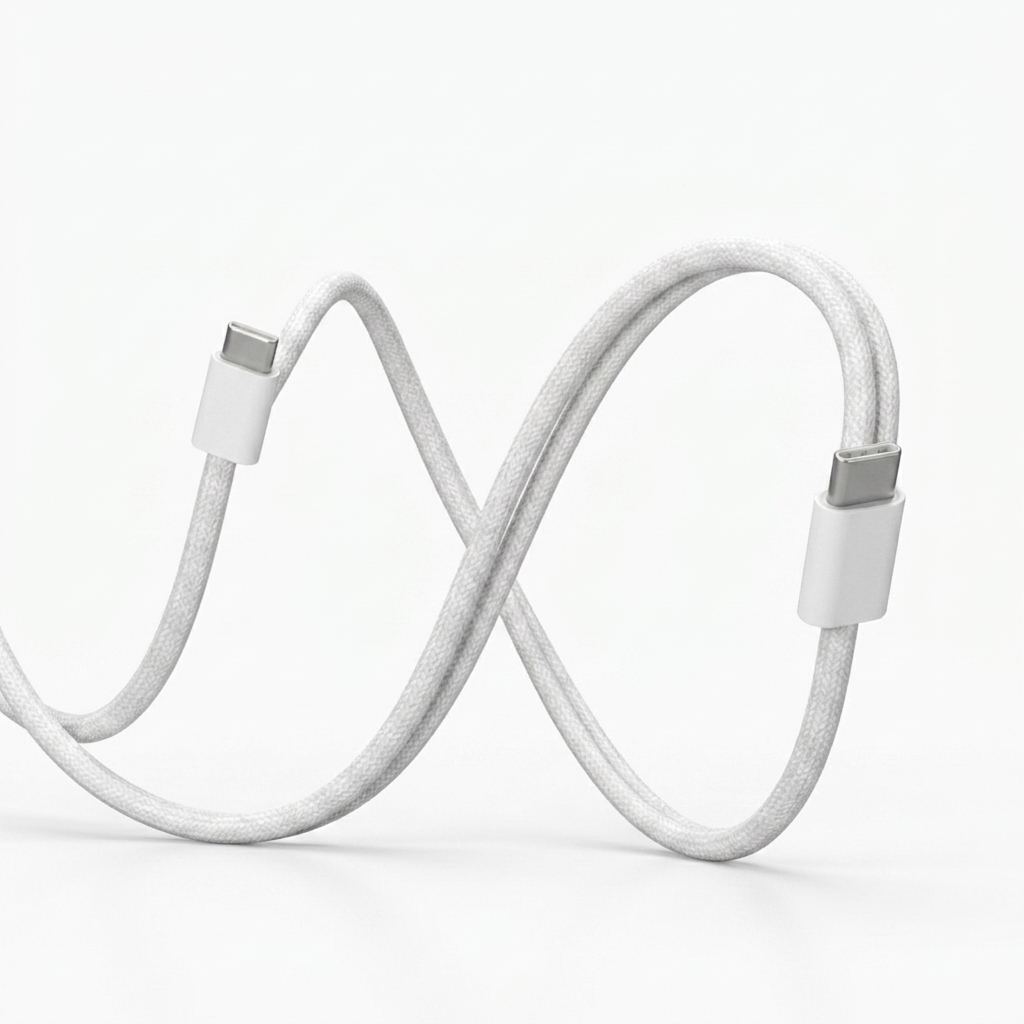 USB-C to USB-C Fast Charging Cable – Braided Type-C Cable thumbnail 6