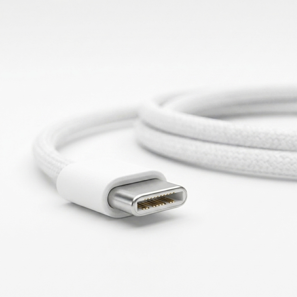 USB-C to USB-C Fast Charging Cable – Braided Type-C Cable thumbnail 3