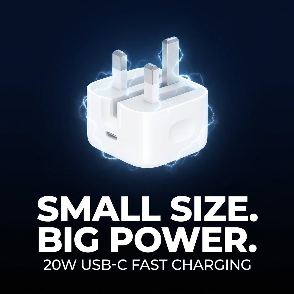 Apple 20W USB-C Power Adapter | Fast Charger | AAA Quality | Compatible with iPhone & iPad thumbnail 3