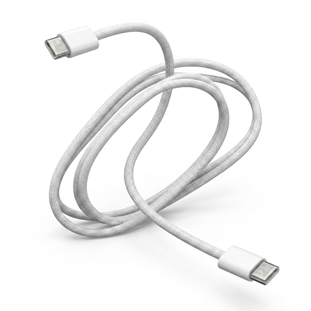 USB-C to USB-C Fast Charging Cable – Braided Type-C Cable thumbnail 4