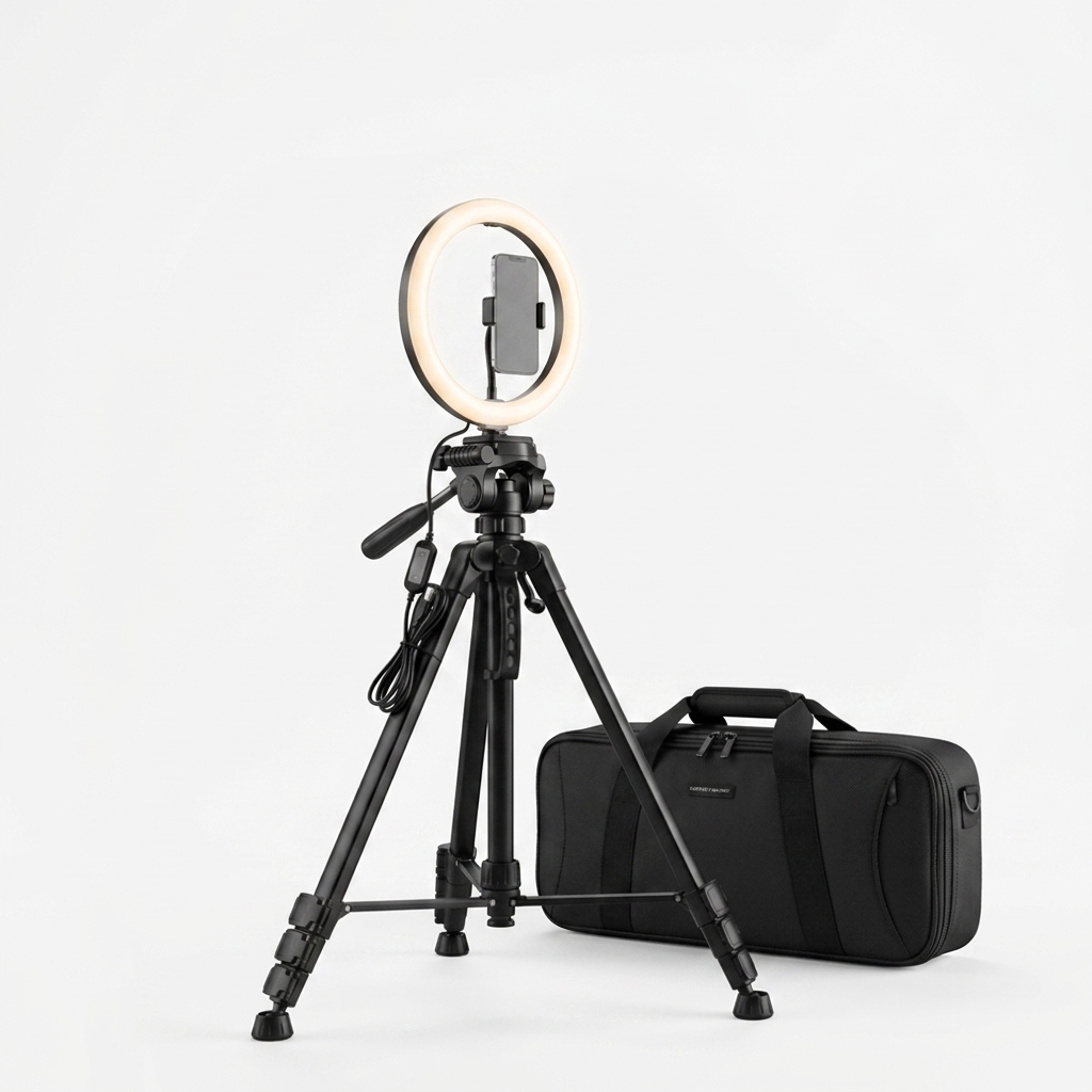 Tripod 3366 Tripod Stand for Mobile Phone – TikTok & YouTube Camera Stand thumbnail 2