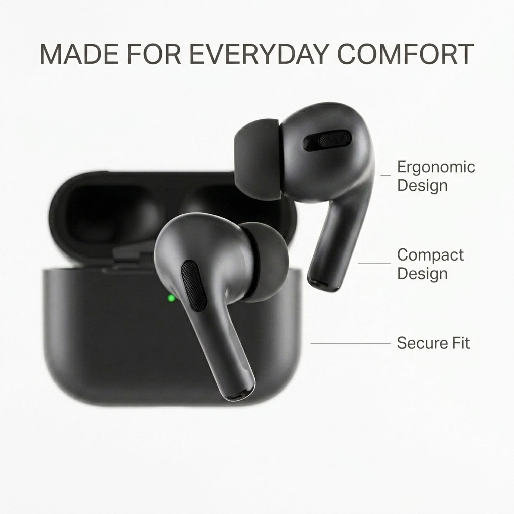 AirPods Pro 2 Wireless Earbuds – Bluetooth Earphones with Noise Cancellation thumbnail 4